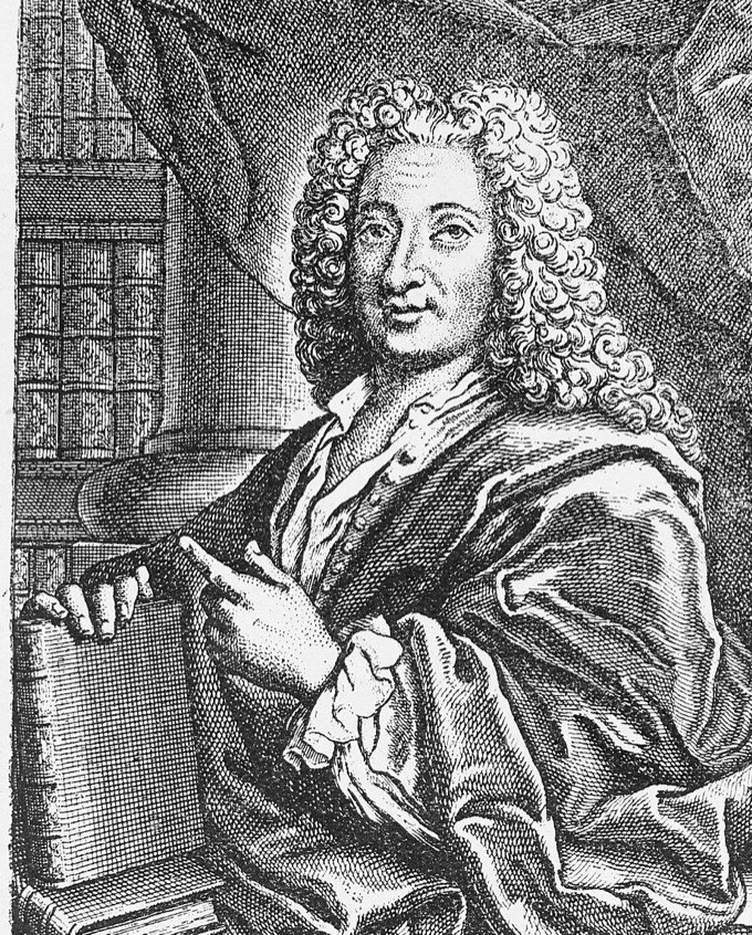Engraved portrait of Pierre Fauchard, the eighteenth-century French dentist.